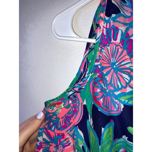 Lilly Pulitzer Silk Iona Shell Resort Tank 92268 size XS - Picture 7 of 10